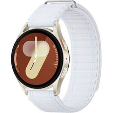 Galaxy Watch7 | 40 мм | 4G LTE | Cream | Fabric/Blue White | M/L, Размер: 40 мм, Цвет: Cream, Тип ремешка: Fabric, Цвет ремешка: Blue White, Размер ремешка: M/L, Подключение часов: Bluetooth / Wi-Fi + 4G LTE