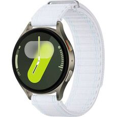 Galaxy Watch7 | 44 мм | Green | Fabric/Blue White | M/L, Размер: 44 мм, Цвет: Green, Тип ремешка: Fabric, Цвет ремешка: Blue White, Размер ремешка: M/L, Подключение часов: Bluetooth / Wi-Fi