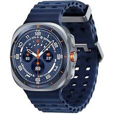 Galaxy Watch Ultra 2025 | 47 мм | 4G LTE | Titanium Blue | Marine/Blue | S/M/L, Размер: 47 мм, Цвет: Titanium Blue, Тип ремешка: Marine, Цвет ремешка: Blue, Размер ремешка: S/M/L, Подключение часов: Bluetooth / Wi-Fi + 4G LTE