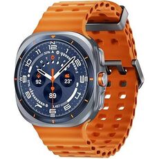 Galaxy Watch Ultra 2025 | 47 мм | 4G LTE | Titanium Blue | Marine/Orange | S/M/L, Размер: 47 мм, Цвет: Titanium Blue, Тип ремешка: Marine, Цвет ремешка: Orange, Размер ремешка: S/M/L, Подключение часов: Bluetooth / Wi-Fi + 4G LTE