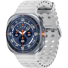 Galaxy Watch Ultra 2025 | 47 мм | 4G LTE | Titanium Blue | Marine/White | S/M/L, Размер: 47 мм, Цвет: Titanium Blue, Тип ремешка: Marine, Цвет ремешка: White, Размер ремешка: S/M/L, Подключение часов: Bluetooth / Wi-Fi + 4G LTE