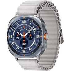 Galaxy Watch Ultra 2025 | 47 мм | 4G LTE | Titanium Blue | Trail/White Sand | S/M/L, Размер: 47 мм, Цвет: Titanium Blue, Тип ремешка: Trail, Цвет ремешка: White Sand, Размер ремешка: S/M/L, Подключение часов: Bluetooth / Wi-Fi + 4G LTE
