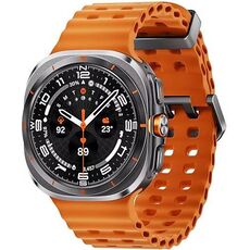 Galaxy Watch Ultra 2025 | 47 мм | 4G LTE | Titanium Gray | Marine/Orange | S/M/L, Размер: 47 мм, Цвет: Titanium Gray, Тип ремешка: Marine, Цвет ремешка: Orange, Размер ремешка: S/M/L, Подключение часов: Bluetooth / Wi-Fi + 4G LTE