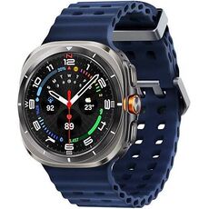 Galaxy Watch Ultra 2025 | 47 мм | 4G LTE | Titanium Silver | Marine/Blue | S/M/L, Размер: 47 мм, Цвет: Titanium Silver, Тип ремешка: Marine, Цвет ремешка: Blue, Размер ремешка: S/M/L, Подключение часов: Bluetooth / Wi-Fi + 4G LTE