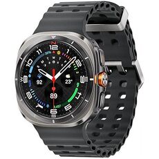 Galaxy Watch Ultra 2025 | 47 мм | 4G LTE | Titanium Silver | Marine/Dark Gray | S/M/L, Размер: 47 мм, Цвет: Titanium Silver, Тип ремешка: Marine, Цвет ремешка: Dark Gray, Размер ремешка: S/M/L, Подключение часов: Bluetooth / Wi-Fi + 4G LTE