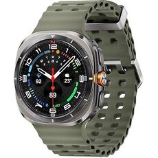 Galaxy Watch Ultra 2025 | 47 мм | 4G LTE | Titanium Silver | Marine/Green | S/M/L, Размер: 47 мм, Цвет: Titanium Silver, Тип ремешка: Marine, Цвет ремешка: Green, Размер ремешка: S/M/L, Подключение часов: Bluetooth / Wi-Fi + 4G LTE
