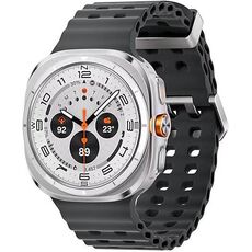 Galaxy Watch Ultra 2025 | 47 мм | 4G LTE | Titanium White | Marine/Dark Gray | S/M/L, Размер: 47 мм, Цвет: Titanium White, Тип ремешка: Marine, Цвет ремешка: Dark Gray, Размер ремешка: S/M/L, Подключение часов: Bluetooth / Wi-Fi + 4G LTE