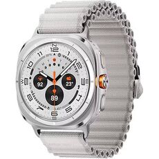 Galaxy Watch Ultra 2025 | 47 мм | 4G LTE | Titanium White | Trail/White Sand | S/M/L, Размер: 47 мм, Цвет: Titanium White, Тип ремешка: Trail, Цвет ремешка: White Sand, Размер ремешка: S/M/L, Подключение часов: Bluetooth / Wi-Fi + 4G LTE