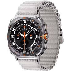 Galaxy Watch Ultra 2025 | 47 мм | 4G LTE | Titanium Gray | Trail/White Sand | S/M/L, Размер: 47 мм, Цвет: Titanium Gray, Тип ремешка: Trail, Цвет ремешка: White Sand, Размер ремешка: S/M/L, Подключение часов: Bluetooth / Wi-Fi + 4G LTE