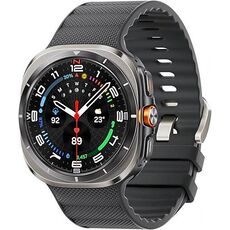 Galaxy Watch Ultra 2025 | 47 мм | 4G LTE | Titanium Silver | Peakform/Dark Gray | S/M/L, Размер: 47 мм, Цвет: Titanium Silver, Тип ремешка: Peakform, Цвет ремешка: Dark Gray, Размер ремешка: S/M/L, Подключение часов: Bluetooth / Wi-Fi + 4G LTE