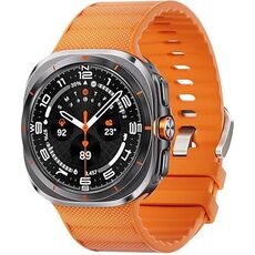 Galaxy Watch Ultra 2025 | 47 мм | 4G LTE | Titanium Gray | Peakform/Orange | S/M/L, Размер: 47 мм, Цвет: Titanium Gray, Тип ремешка: Peakform, Цвет ремешка: Orange, Размер ремешка: S/M/L, Подключение часов: Bluetooth / Wi-Fi + 4G LTE