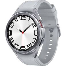 Galaxy Watch6 Classic | 47 мм | Silver | Sport/Silver | M/L, Размер: 47 мм, Цвет: Silver, Тип ремешка: Sport, Цвет ремешка: Silver, Размер ремешка: M/L, Подключение часов: Bluetooth / Wi-Fi