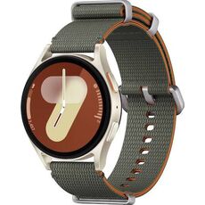 Galaxy Watch7 | 40 мм | 4G LTE | Cream | Athleisure/Green | M/L, Размер: 40 мм, Цвет: Cream, Тип ремешка: Athleisure, Цвет ремешка: Green, Размер ремешка: M/L, Подключение часов: Bluetooth / Wi-Fi + 4G LTE
