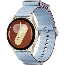 Galaxy Watch7 | 40 мм | 4G LTE | Cream | Athleisure/Sky Blue | M/L, Размер: 40 мм, Цвет: Cream, Тип ремешка: Athleisure, Цвет ремешка: Sky Blue, Размер ремешка: M/L, Подключение часов: Bluetooth / Wi-Fi + 4G LTE
