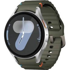 Galaxy Watch7 | 44 мм | 4G LTE | Silver | Sport/Green | S/M, Размер: 44 мм, Цвет: Silver, Тип ремешка: Sport, Цвет ремешка: Green, Размер ремешка: S/M, Подключение часов: Bluetooth / Wi-Fi + 4G LTE