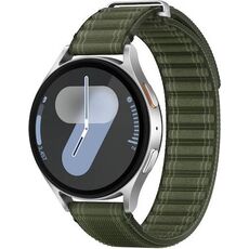 Galaxy Watch7 | 44 мм | 4G LTE | Silver | Fabric/Green | S/M, Размер: 44 мм, Цвет: Silver, Тип ремешка: Fabric, Цвет ремешка: Green, Размер ремешка: S/M, Подключение часов: Bluetooth / Wi-Fi + 4G LTE