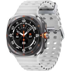 Galaxy Watch Ultra | 47 мм | Titanium Gray | Marine/White | M/L, Размер: 47 мм, Цвет: Titanium Gray, Тип ремешка: Marine, Цвет ремешка: White, Размер ремешка: M/L