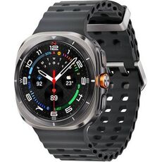 Galaxy Watch Ultra | 47 мм | Titanium Silver | Marine/Dark Gray | M/L, Размер: 47 мм, Цвет: Titanium Silver, Тип ремешка: Marine, Цвет ремешка: Dark Gray, Размер ремешка: M/L