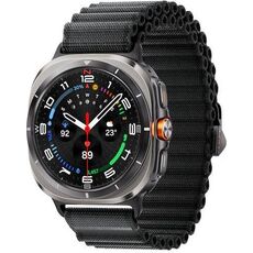 Galaxy Watch Ultra | 47 мм | Titanium Silver | Trail/Dark Gray | M/L, Размер: 47 мм, Цвет: Titanium Silver, Тип ремешка: Trail, Цвет ремешка: Dark Gray, Размер ремешка: M/L