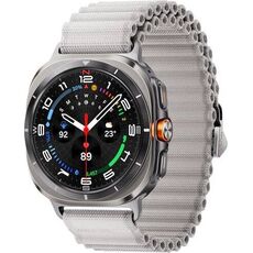 Galaxy Watch Ultra | 47 мм | Titanium Silver | Trail/White Sand | M/L, Размер: 47 мм, Цвет: Titanium Silver, Тип ремешка: Trail, Цвет ремешка: White Sand, Размер ремешка: M/L