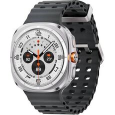 Galaxy Watch Ultra | 47 мм | Titanium White | Marine/Dark Gray | M/L, Размер: 47 мм, Цвет: Titanium White, Тип ремешка: Marine, Цвет ремешка: Dark Gray, Размер ремешка: M/L