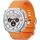Galaxy Watch Ultra 2025 | 47 мм | 4G LTE | Titanium White | Peakform/Orange | S/M/L, Размер: 47 мм, Цвет: Titanium White, Тип ремешка: Peakform, Цвет ремешка: Orange, Размер ремешка: S/M/L, Подключение часов: Bluetooth / Wi-Fi + 4G LTE