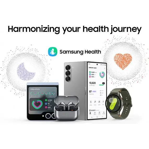 Samsung Galaxy Watch7 • 44 мм • Green • Bluetooth / Wi-Fi + 4G LTE, Размер: 44 мм, Цвет: Green, Тип ремешка: Fabric, Цвет ремешка: Navy, Размер ремешка: M/L, Подключение часов: Bluetooth / Wi-Fi + 4G LTE, изображение 6