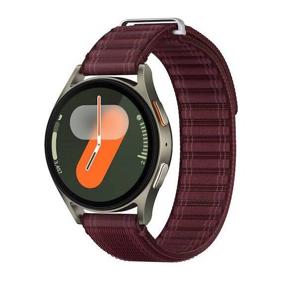 Samsung Galaxy Watch7 • 40 мм • Green • Bluetooth / Wi-Fi, Размер: 40 мм, Цвет: Green, Тип ремешка: Fabric, Цвет ремешка: Wine, Размер ремешка: S/M, Подключение часов: Bluetooth / Wi-Fi