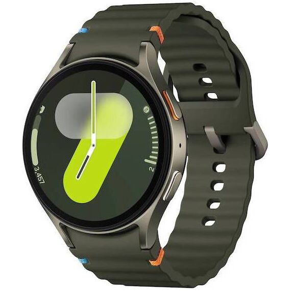 Samsung Galaxy Watch7 • 44 мм • Green • Bluetooth / Wi-Fi + 4G LTE, Размер: 44 мм, Цвет: Green, Тип ремешка: Sport, Цвет ремешка: Green, Размер ремешка: M/L, Подключение часов: Bluetooth / Wi-Fi + 4G LTE