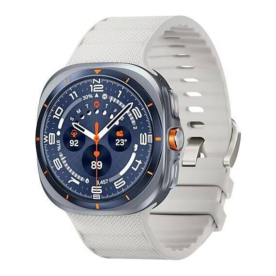 Galaxy Watch Ultra 2025 | 47 мм | 4G LTE | Titanium Blue | Peakform/White Sand | S/M/L, Размер: 47 мм, Цвет: Titanium Blue, Тип ремешка: Peakform, Цвет ремешка: White Sand, Размер ремешка: S/M/L, Подключение часов: Bluetooth / Wi-Fi + 4G LTE