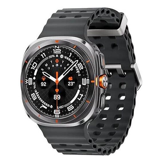Galaxy Watch Ultra 2025 | 47 мм | 4G LTE | Titanium Gray | Marine/Dark Gray | S/M/L, Размер: 47 мм, Цвет: Titanium Gray, Тип ремешка: Marine, Цвет ремешка: Dark Gray, Размер ремешка: S/M/L, Подключение часов: Bluetooth / Wi-Fi + 4G LTE