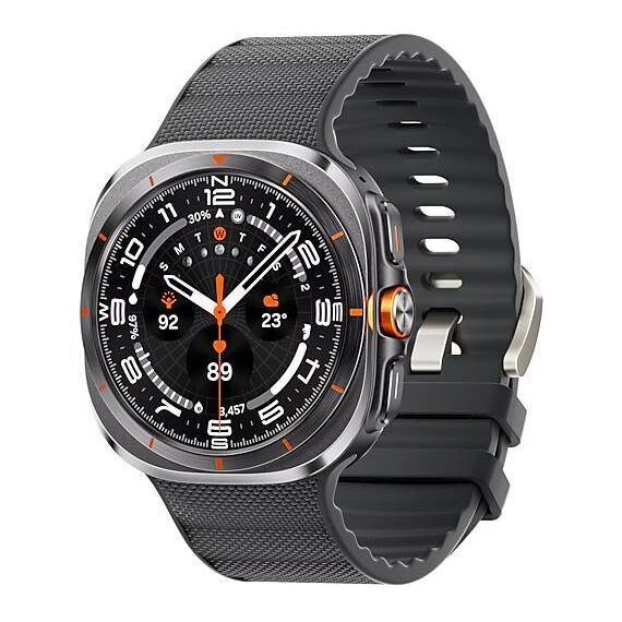 Galaxy Watch Ultra 2025 | 47 мм | 4G LTE | Titanium Gray | Peakform/Dark Gray | S/M/L, Размер: 47 мм, Цвет: Titanium Gray, Тип ремешка: Peakform, Цвет ремешка: Dark Gray, Размер ремешка: S/M/L, Подключение часов: Bluetooth / Wi-Fi + 4G LTE