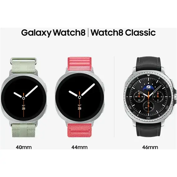Galaxy Watch8 Classic | 46 мм | White | Sport/White | M/L, Размер: 46 мм, Цвет: White, Тип ремешка: Sport, Цвет ремешка: White, Размер ремешка: M/L, Подключение часов: Bluetooth / Wi-Fi, изображение 3