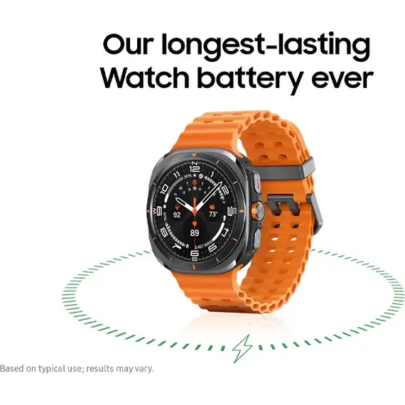 Samsung Galaxy Watch Ultra • 47 мм • Titanium White, Размер: 47 мм, Цвет: Titanium White, Тип ремешка: Marine, Цвет ремешка: White, Размер ремешка: M/L, изображение 7