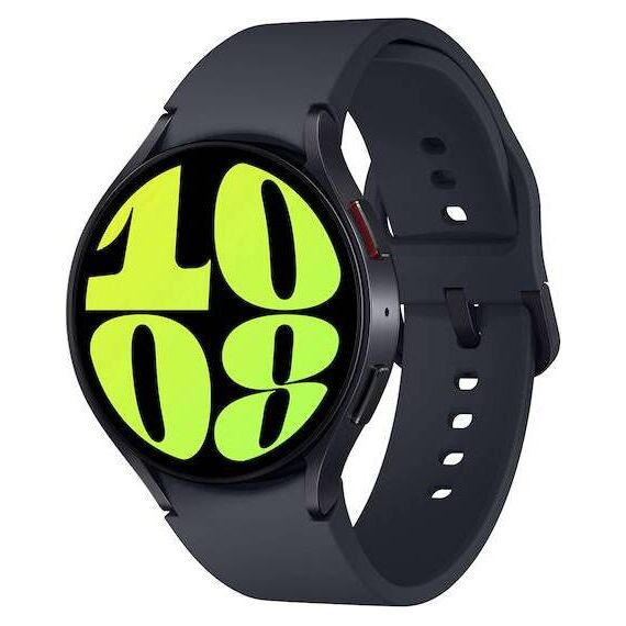 Samsung Galaxy Watch6 • 44 мм • Graphite • Bluetooth / Wi-Fi, Размер: 44 мм, Цвет: Graphite, Тип ремешка: Sport, Цвет ремешка: Graphite, Размер ремешка: M/L, Подключение часов: Bluetooth / Wi-Fi