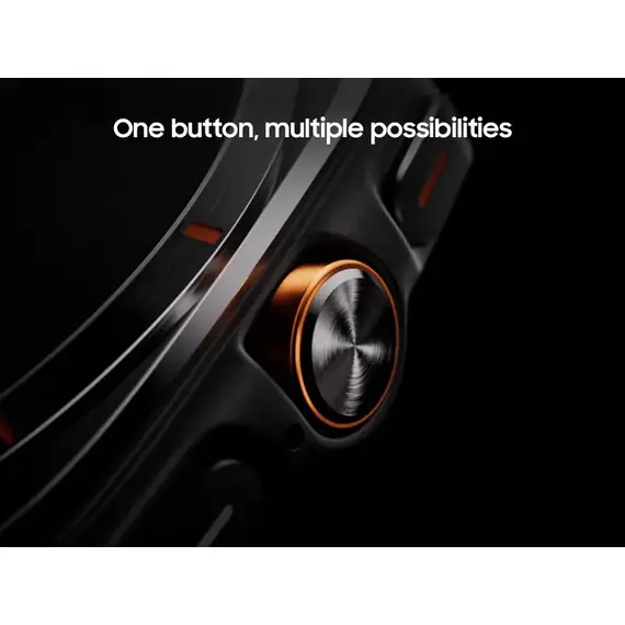 Samsung Galaxy Watch Ultra • 47 мм • Titanium Gray, Размер: 47 мм, Цвет: Titanium Gray, Тип ремешка: Trail, Цвет ремешка: Orange, Размер ремешка: M/L, изображение 8