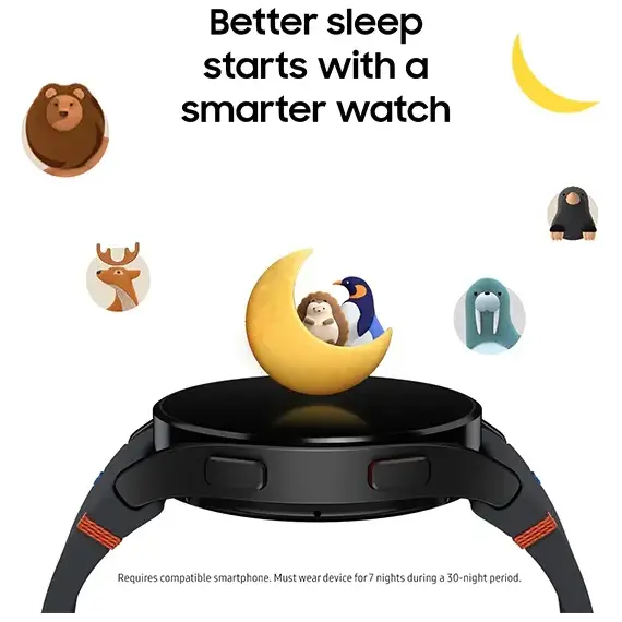 Samsung Galaxy Watch FE • 40 мм • Black • Bluetooth / Wi-Fi, Размер: 40 мм, Цвет: Black, Цвет ремешка: Black, Подключение часов: Bluetooth / Wi-Fi, изображение 4