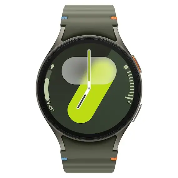 Samsung Galaxy Watch7 • 44 мм • Green • Bluetooth / Wi-Fi, Размер: 44 мм, Цвет: Green, Тип ремешка: Athleisure, Цвет ремешка: Cream, Размер ремешка: S/M, Подключение часов: Bluetooth / Wi-Fi, изображение 2