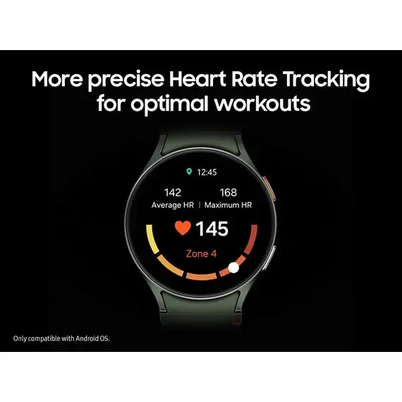 Samsung Galaxy Watch7 • 44 мм • Silver • Bluetooth / Wi-Fi + 4G LTE, Размер: 44 мм, Цвет: Silver, Тип ремешка: Athleisure, Цвет ремешка: Cream, Размер ремешка: S/M, Подключение часов: Bluetooth / Wi-Fi + 4G LTE, изображение 10