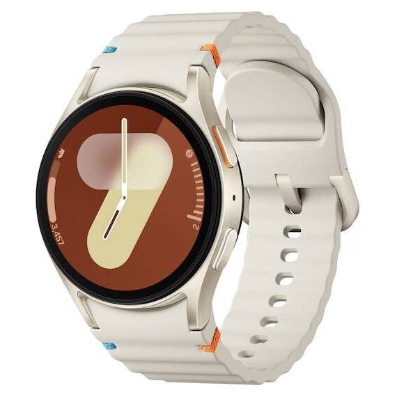 Samsung Galaxy Watch7 • 40 мм • Cream • Bluetooth / Wi-Fi, Размер: 40 мм, Цвет: Cream, Тип ремешка: Sport, Цвет ремешка: Cream, Размер ремешка: S/M, Подключение часов: Bluetooth / Wi-Fi