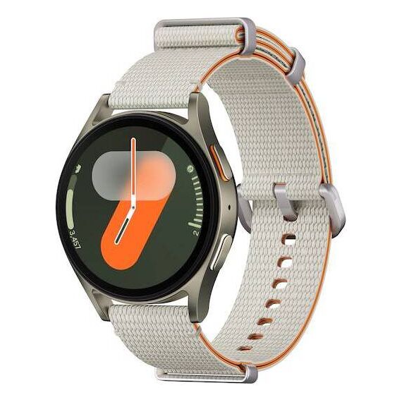 Samsung Galaxy Watch7 • 40 мм • Green • Bluetooth / Wi-Fi, Размер: 40 мм, Цвет: Green, Тип ремешка: Athleisure, Цвет ремешка: Cream, Размер ремешка: S/M, Подключение часов: Bluetooth / Wi-Fi