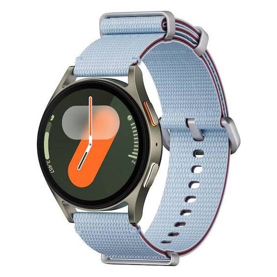Samsung Galaxy Watch7 • 40 мм • Green • Bluetooth / Wi-Fi, Размер: 40 мм, Цвет: Green, Тип ремешка: Athleisure, Цвет ремешка: Sky Blue, Размер ремешка: M/L, Подключение часов: Bluetooth / Wi-Fi