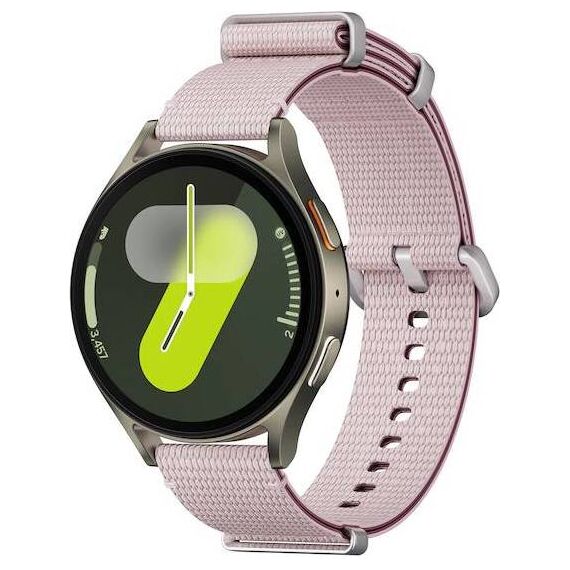 Samsung Galaxy Watch7 • 44 мм • Green • Bluetooth / Wi-Fi, Размер: 44 мм, Цвет: Green, Тип ремешка: Athleisure, Цвет ремешка: Pink, Размер ремешка: S/M, Подключение часов: Bluetooth / Wi-Fi