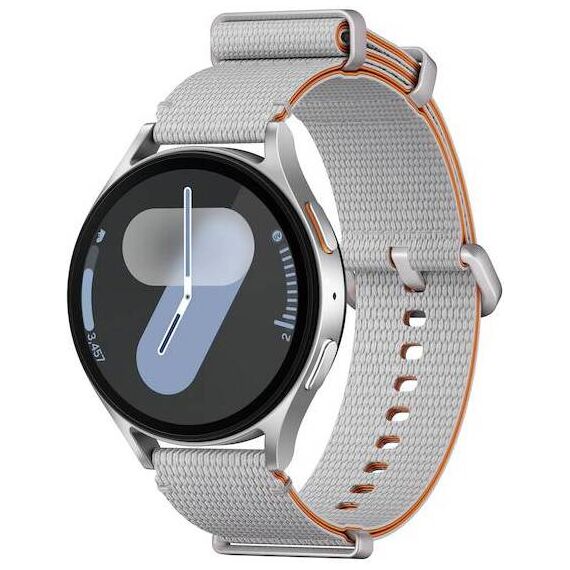 Samsung Galaxy Watch7 • 44 мм • Silver • Bluetooth / Wi-Fi, Размер: 44 мм, Цвет: Silver, Тип ремешка: Athleisure, Цвет ремешка: Silver, Размер ремешка: M/L, Подключение часов: Bluetooth / Wi-Fi