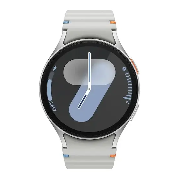 Samsung Galaxy Watch7 • 44 мм • Silver • Bluetooth / Wi-Fi, Размер: 44 мм, Цвет: Silver, Тип ремешка: Sport, Цвет ремешка: Green, Размер ремешка: S/M, Подключение часов: Bluetooth / Wi-Fi, изображение 2