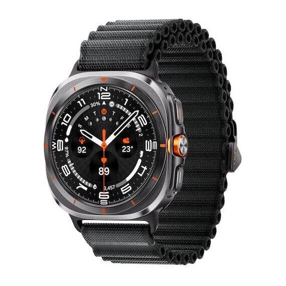 Samsung Galaxy Watch Ultra • 47 мм • Titanium Gray, Размер: 47 мм, Цвет: Titanium Gray, Тип ремешка: Trail, Цвет ремешка: Dark Gray, Размер ремешка: M/L