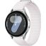 Samsung Galaxy Watch7 • 44 мм • Silver • Bluetooth / Wi-Fi + 4G LTE, Размер: 44 мм, Цвет: Silver, Тип ремешка: Fabric, Цвет ремешка: Pink White, Размер ремешка: S/M, Подключение часов: Bluetooth / Wi-Fi + 4G LTE