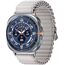 Galaxy Watch Ultra 2025 | 47 мм | 4G LTE | Titanium Blue | Trail/White Sand | S/M/L, Размер: 47 мм, Цвет: Titanium Blue, Тип ремешка: Trail, Цвет ремешка: White Sand, Размер ремешка: S/M/L, Подключение часов: Bluetooth / Wi-Fi + 4G LTE
