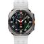 Galaxy Watch Ultra 2025 | 47 мм | 4G LTE | Titanium Silver | Marine/White | S/M/L, Размер: 47 мм, Цвет: Titanium Silver, Тип ремешка: Marine, Цвет ремешка: White, Размер ремешка: S/M/L, Подключение часов: Bluetooth / Wi-Fi + 4G LTE, изображение 2