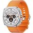 Galaxy Watch Ultra 2025 | 47 мм | 4G LTE | Titanium White | Peakform/Orange | S/M/L, Размер: 47 мм, Цвет: Titanium White, Тип ремешка: Peakform, Цвет ремешка: Orange, Размер ремешка: S/M/L, Подключение часов: Bluetooth / Wi-Fi + 4G LTE